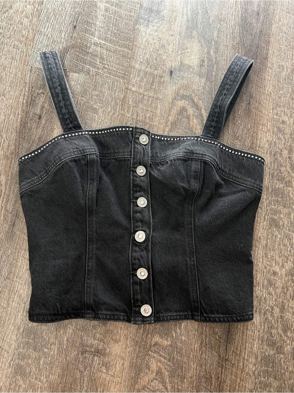 Levi's Drea Denim Tank Top-Size Small